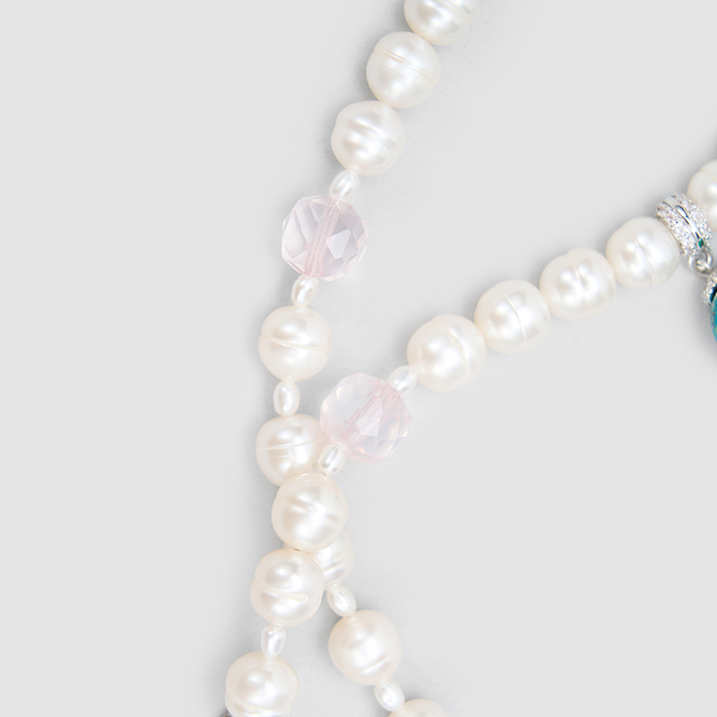 Original Handmade Natural Pearls collar chain by OHGG - OHGGRN24306