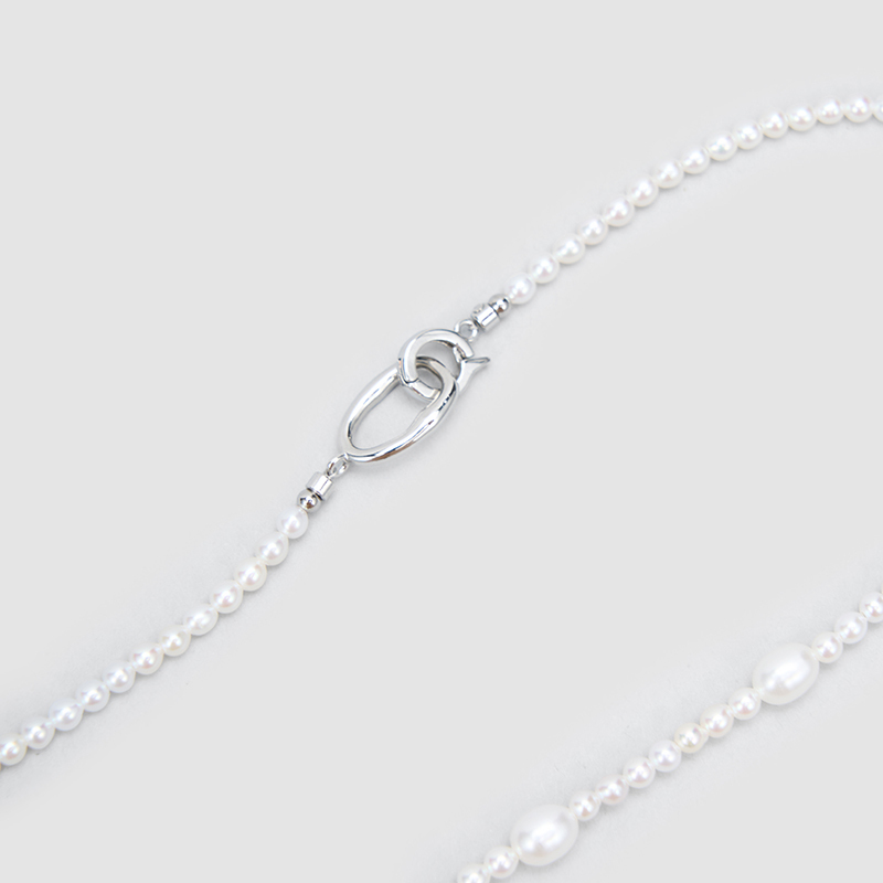 Original Handmade Natural Pearls collar chain by OHGG - OHGGRN24302