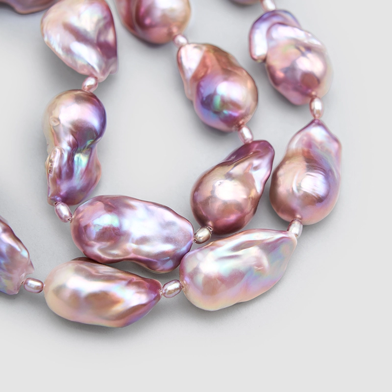 Original Handmade Natural Pearls collar chain by OHGG - OHGGRN24299