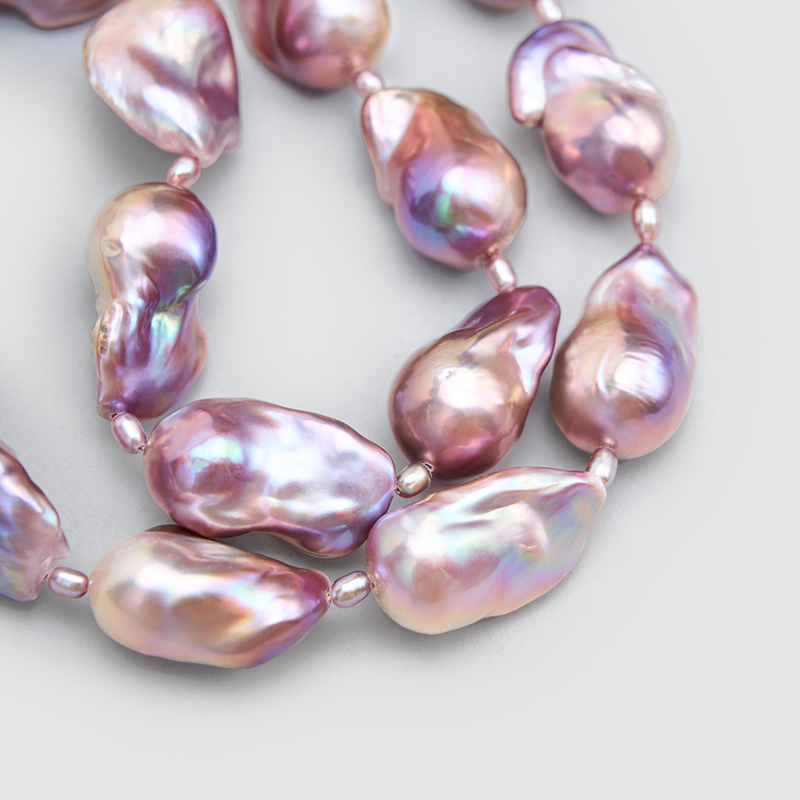 Original Handmade Natural Pearls collar chain by OHGG - OHGGRN24299