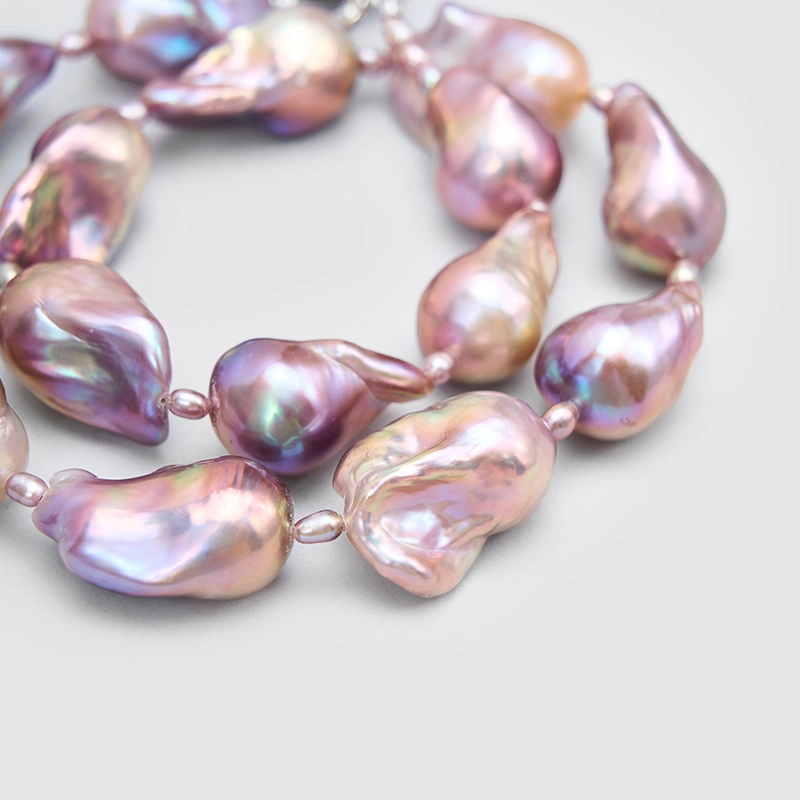 Original Handmade Natural Pearls collar chain by OHGG - OHGGRN24299