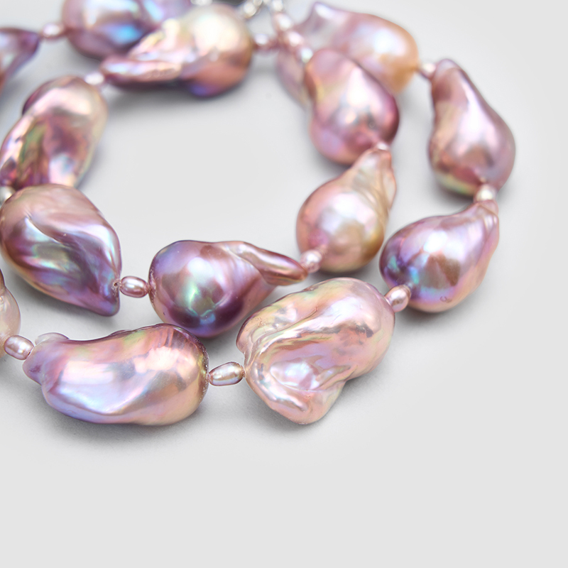 Original Handmade Natural Pearls collar chain by OHGG - OHGGRN24299