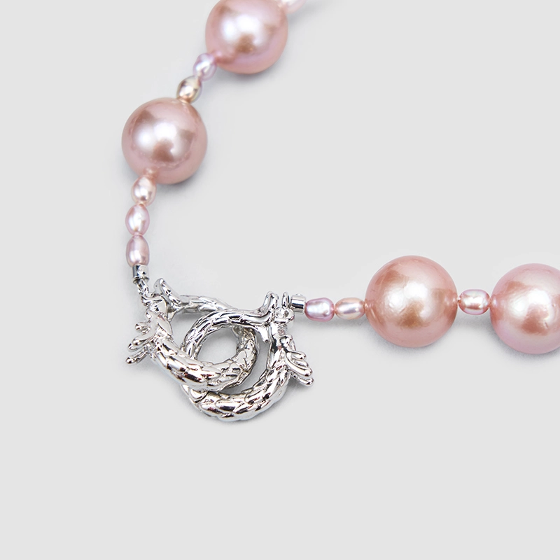 Original Handmade Natural Pearls collar chain by OHGG - OHGGRN24286