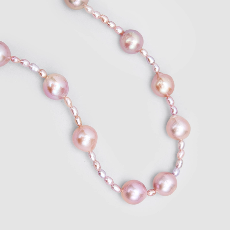 Original Handmade Natural Pearls collar chain by OHGG - OHGGRN24286
