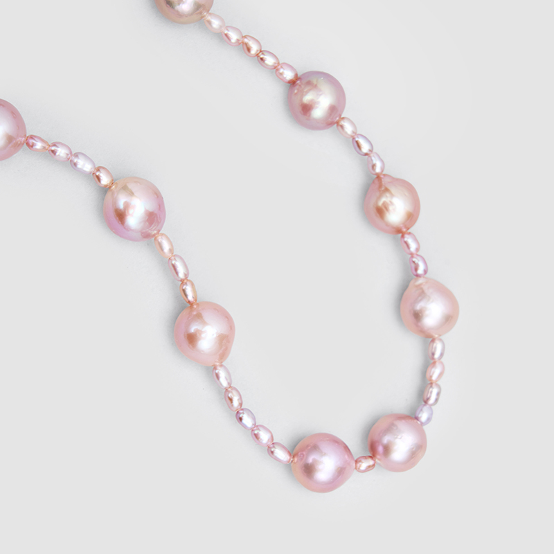 Original Handmade Natural Pearls collar chain by OHGG - OHGGRN24286