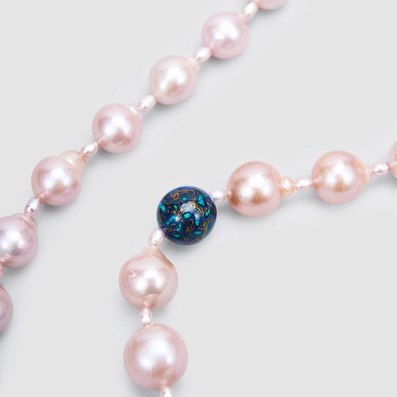 Original Handmade Natural Pearls collar chain by OHGG - OHGGRN24287