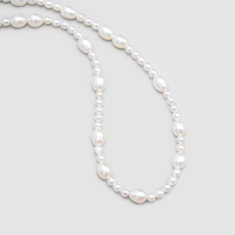 Original Handmade Natural Pearls collar chain by OHGG - OHGGRN24291
