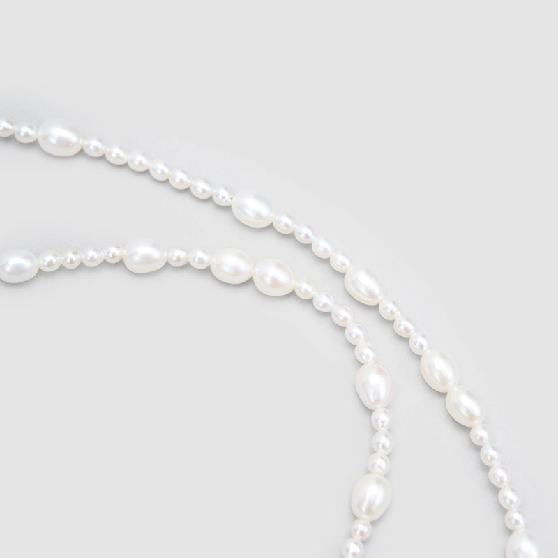 Original Handmade Natural Pearls collar chain by OHGG - OHGGRN24291