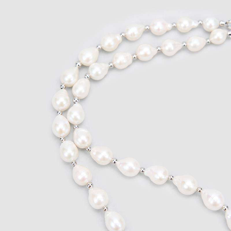 Original Handmade Natural Pearls collar chain by OHGG - OHGGRN24293