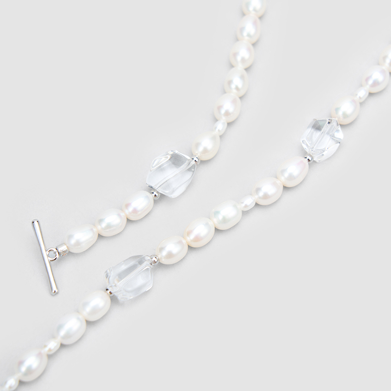 Original Handmade Natural Pearls collar chain by OHGG - OHGGRN24295