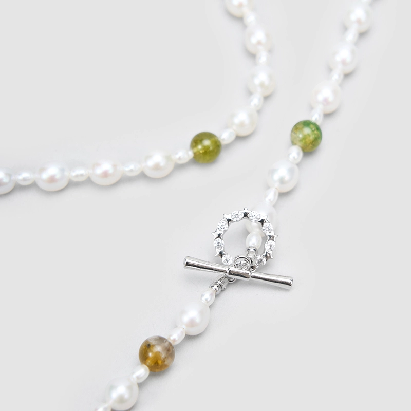 Original Handmade Natural Pearls collar chain by OHGG - OHGGRN24296