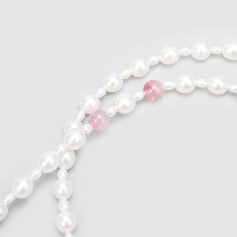 Original Handmade Natural Pearls collar chain by OHGG - OHGGRN24296