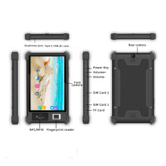 Rugged Biometric Tablet PC,F817-Portable Rugged Biometric Terminal,Sunmeo