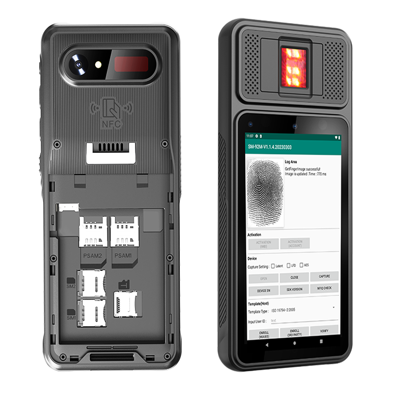 Rugged Biometric Tablet PC,F501 Pro-Mobile Identity Terminal with Optical Fingerprint Scanner,Sunmeo
