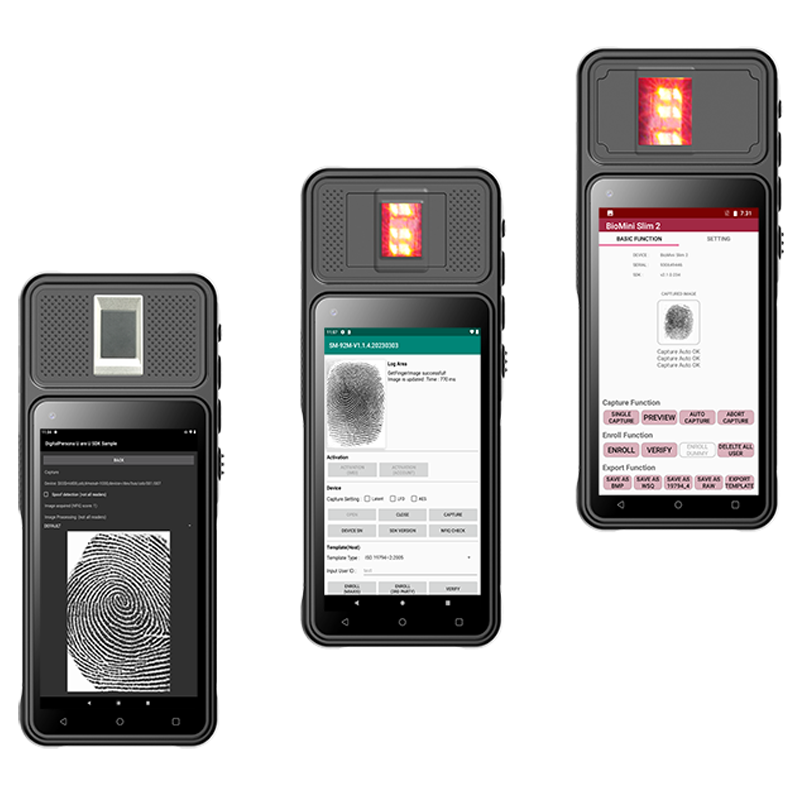 Rugged Biometric Tablet PC,F501 Pro-Mobile Identity Terminal with Optical Fingerprint Scanner,Sunmeo
