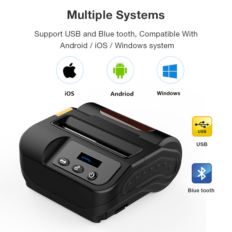 Rugged Biometric Tablet PC,80MM Portable Thermal Printer,Sunmeo