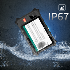 Rugged Biometric Tablet PC,F819-Android Tablet with Fingerprint for Secure ID Verification,Sunmeo