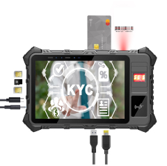 Rugged Biometric Tablet PC,F819-Android Tablet with Fingerprint for Secure ID Verification,Sunmeo