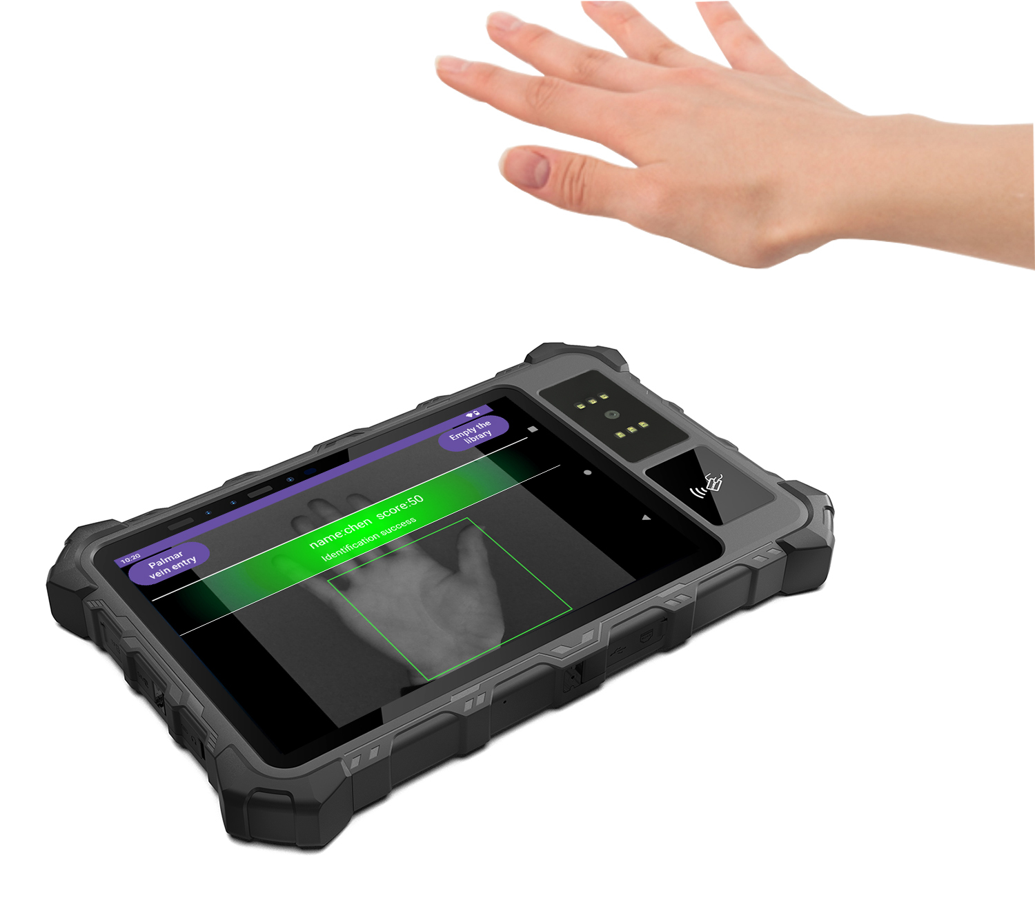 Rugged Biometric Tablet PC,F819-Facial Recognition and Palm Vein Terminal,Sunmeo