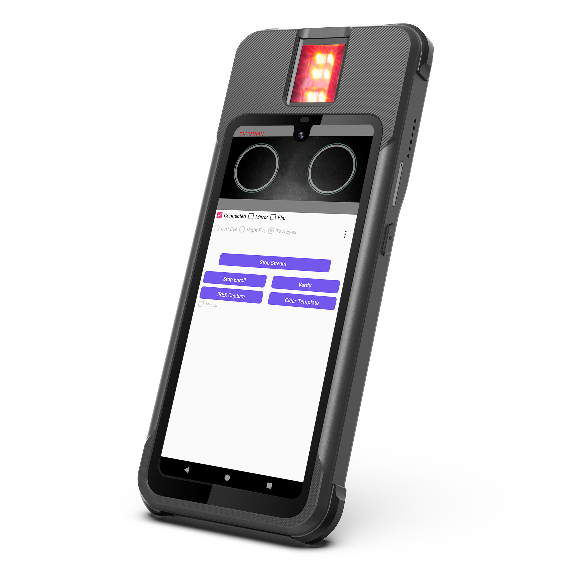 Rugged Biometric Tablet PC,F606 Plus-6 Inches Android 14 Handheld Biometric Terminal for Identity Verification,Sunmeo