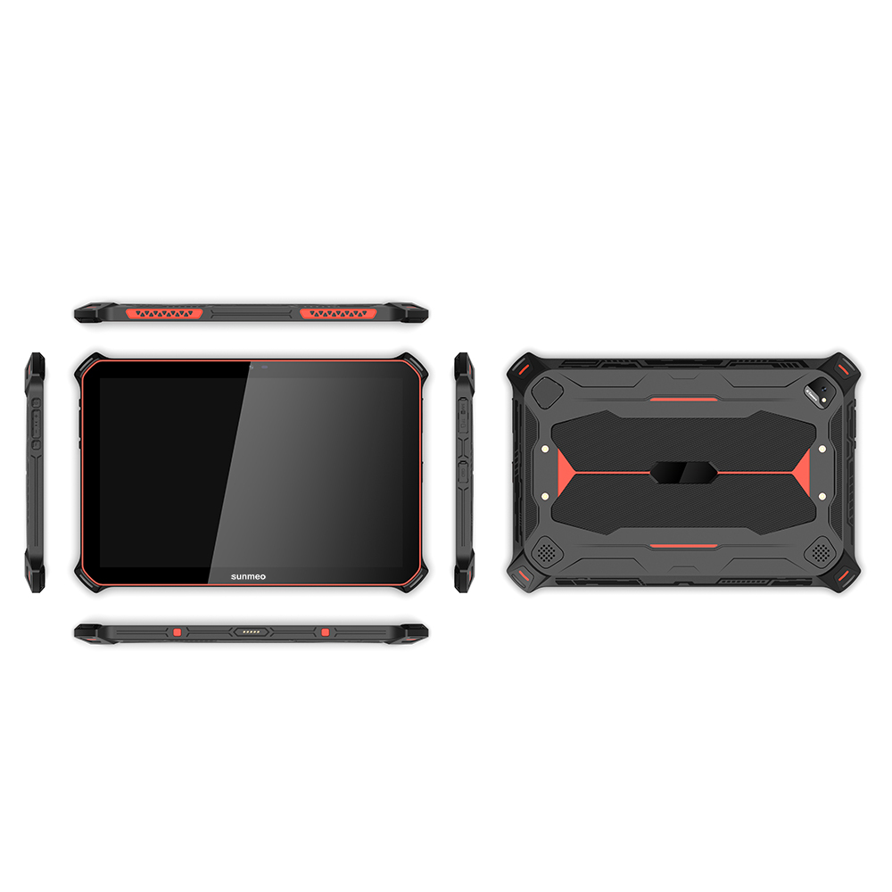 Rugged Biometric Tablet PC,IP68 Rugged Tablet MIL-STD-810H Certified | 10.1" Industrial Grade Tablet 8GB+128GB 8000mAh Ultra-Long Battery Life,Sunmeo