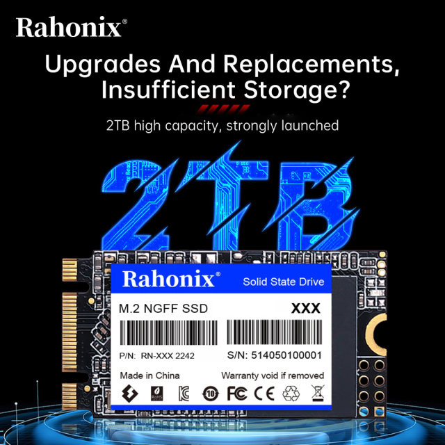 RN Series M.2 SATA 2242 SSD, read speed up to 560MB/ssolid state drive
