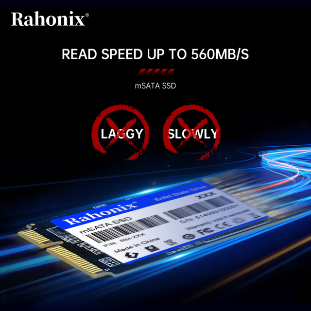 RM Series mSATA SSD, read speed up to 560MB/ssolid state drive