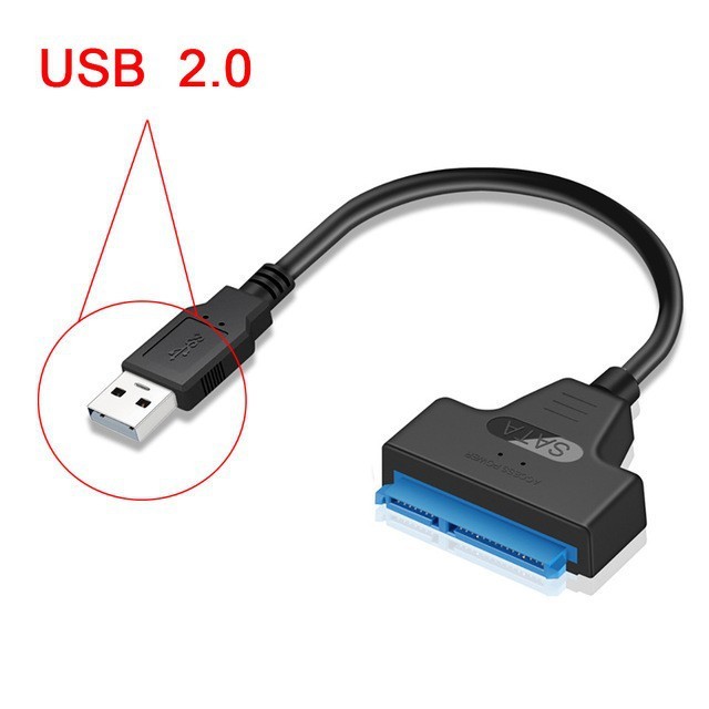 Rahonix USB 2.0/3.0 to SATA external HDD/SSD data cable, 2.5”/3.5” hard drive converter.solid state drive