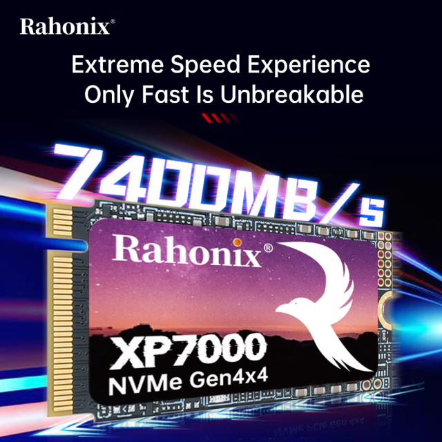 XP7000 Series M.2 NVMe 2242 PCIe4.0x4 SSD, read speed up to 7400MB/ssolid state drive