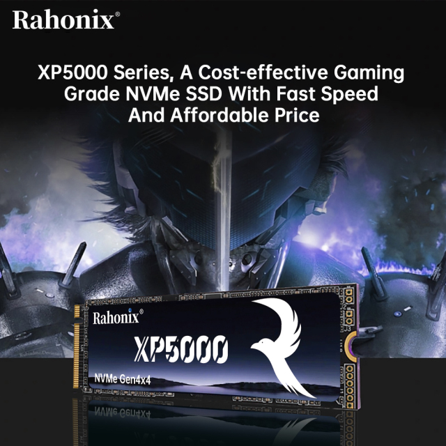 XP5000 Series M.2 NVMe 2280 PCIe4.0x4 SSD, read speed up to 5000MB/ssolid state drive