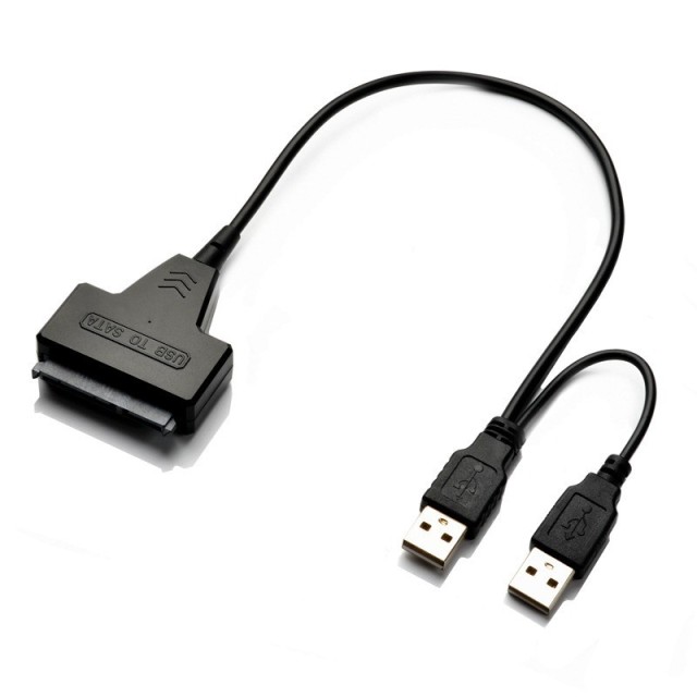 Rahonix USB 2.0/3.0 to SATA external HDD/SSD data cable, 2.5”/3.5” hard drive converter.solid state drive
