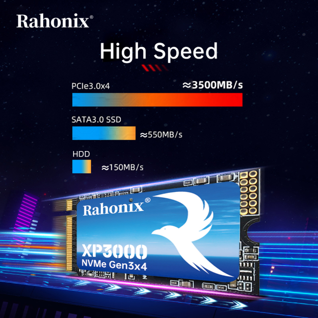 XP3000 Series M.2 NVMe 2242 PCIe3.0x4 SSD, read speed up to 3500MB/ssolid state drive