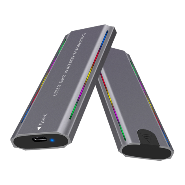 Rahonix TNP07-L External Case for M.2 SATA NVMe SSDsolid state drive