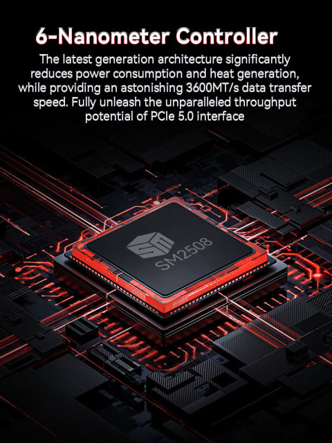 XP14000 Series M.2 NVMe 2280 PCIe5.0x4 SSD, read speed up to 14000MB/ssolid state drive