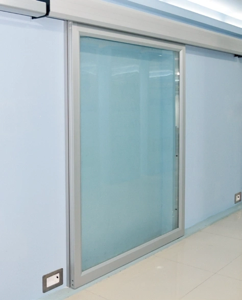 Toughened Glass Steel Airtight Door YT08