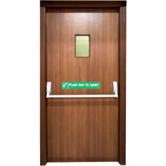 Wood Fire Door