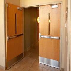 Wood Fire Door