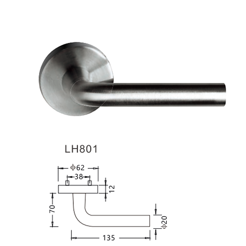 Fire door handle