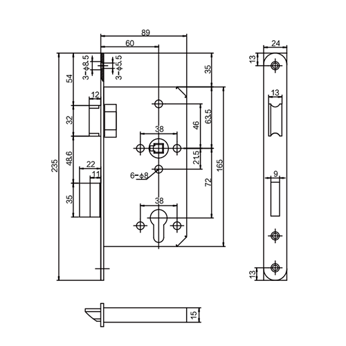 European Standard Lockbody Series