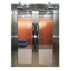 Stainless Steel Glass Fire Door