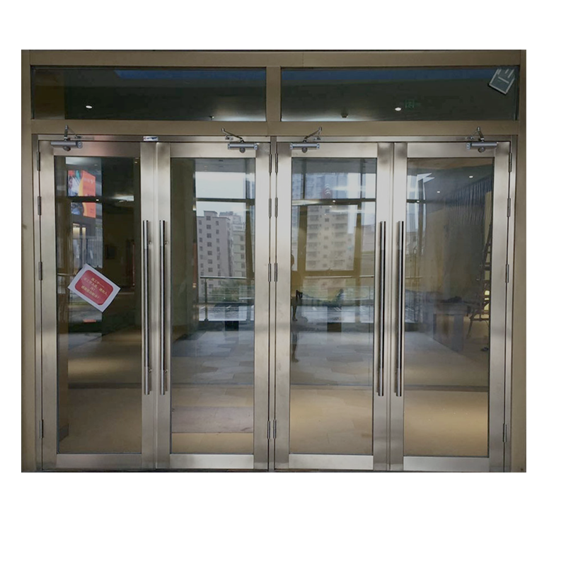 Stainless Steel Glass Fire Door