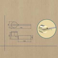 Wooden Door Handle