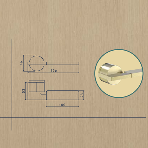 Wooden Door Handle