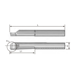 svart tools,سفارت هارد ميتال,MTR Bars Boring-With Coolant Channel