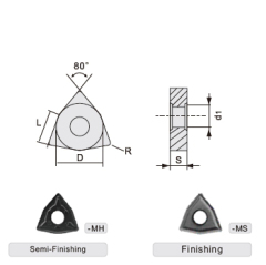 svart tools,Svart Kim loại cứng,Chèn tiện âm Chèn cacbua WNMG dụng cụ cắt CNC