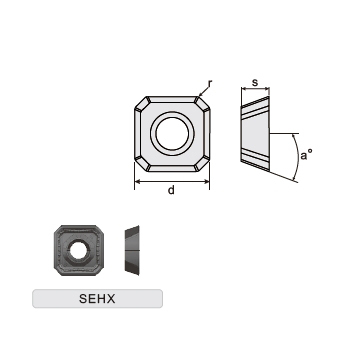 svart tools,Metal duro negro,Milling inserts SNMX/SEHT/SEHX
