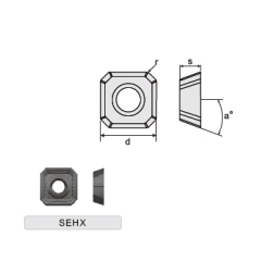 svart tools,Metal duro negro,Milling inserts SNMX/SEHT/SEHX