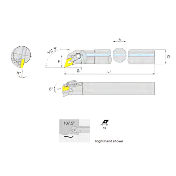 svart tools,สวาร์ทฮาร์ดเมทัล,Boring Bars MDQNRL