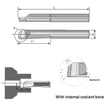 svart tools,สวาร์ทฮาร์ดเมทัล,MTR Bars Boring-With Coolant Channel