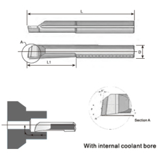 svart tools,สวาร์ทฮาร์ดเมทัล,MTR Bars Boring-With Coolant Channel